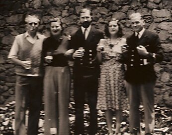 Group at Consulate Hotel, St Helena